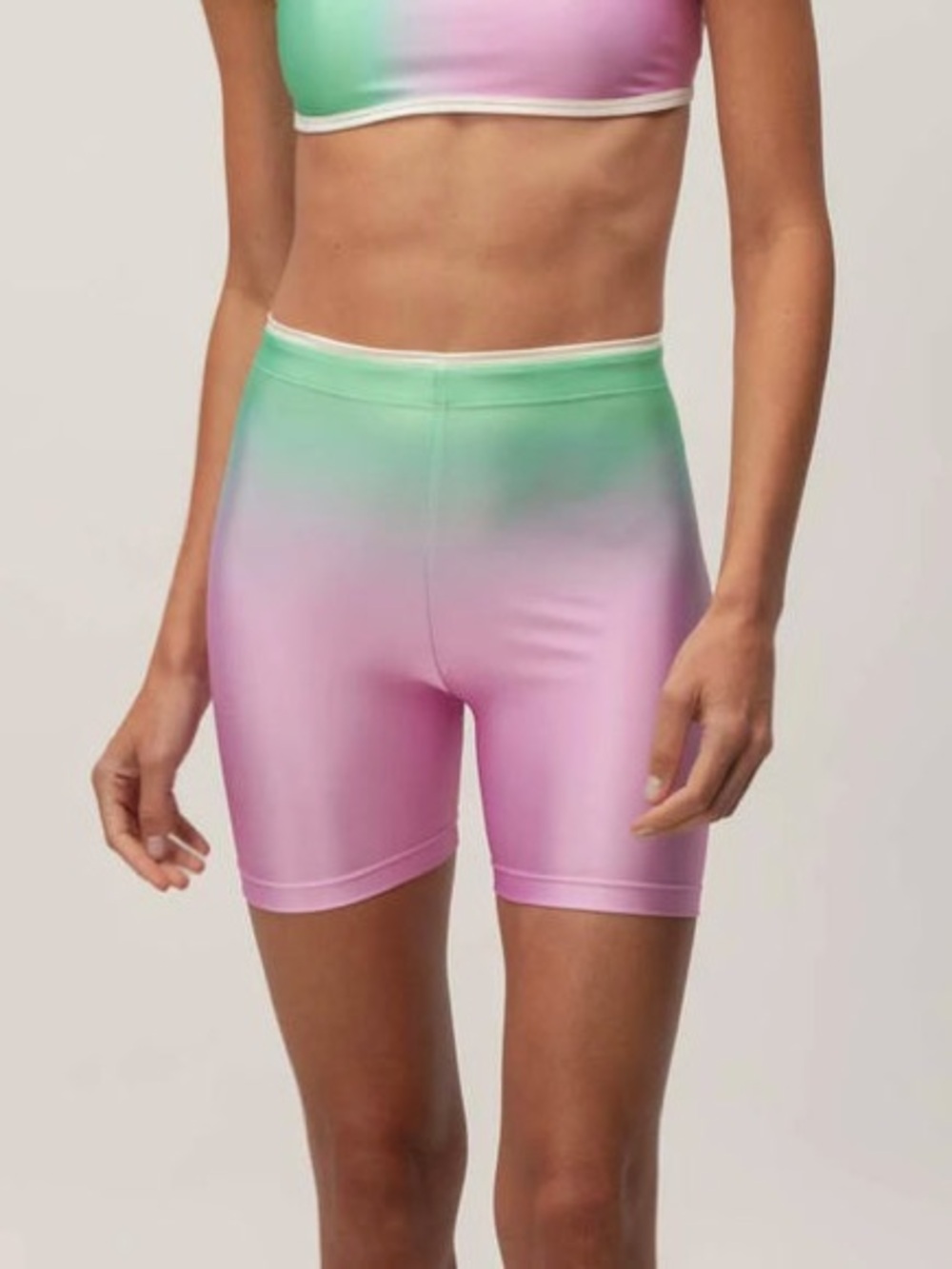 Baobab Cotton Candy Heather Athletic Biker Short